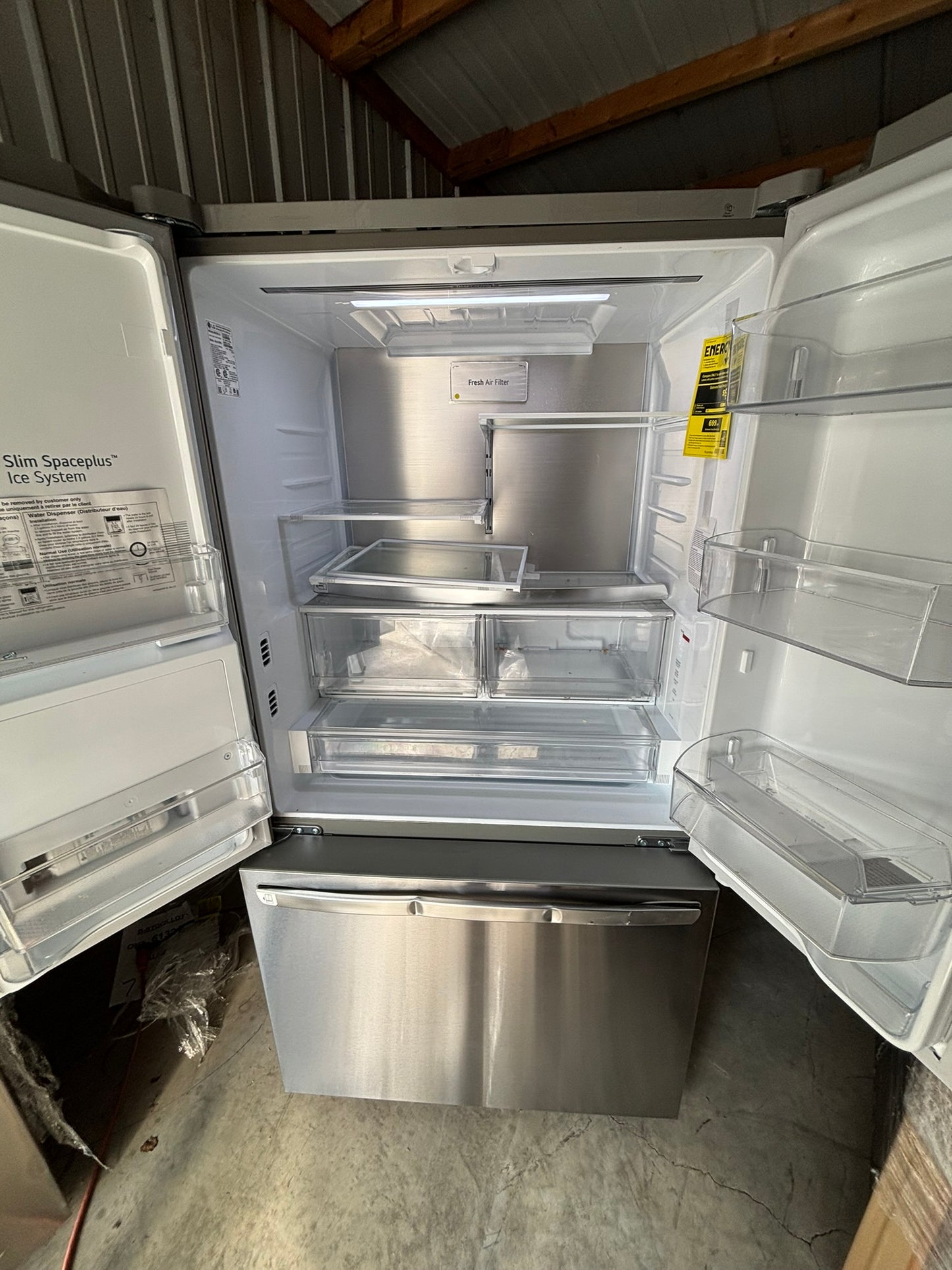 26 cu. ft. Smart Counter-Depth MAX™ French Door Refrigerator - Scratch & Dent WCA108 - LG LCFC26XSS
