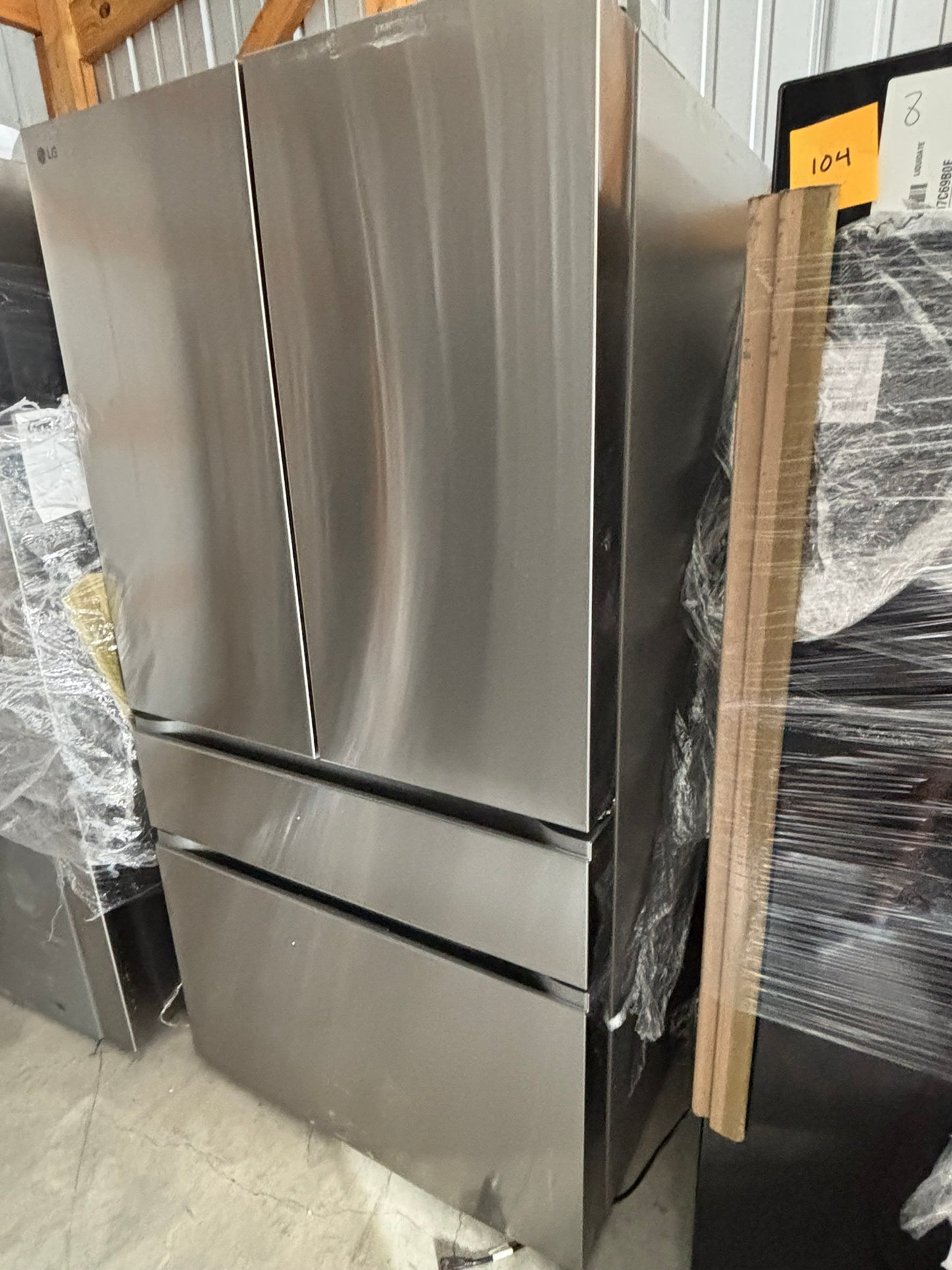 30 cu. ft. Smart Standard-Depth MAX™ 4-Door French Door Refrigerator with Full-Convert Drawer™ - Scratch & Dent WCA111 - LG LF30S8210S