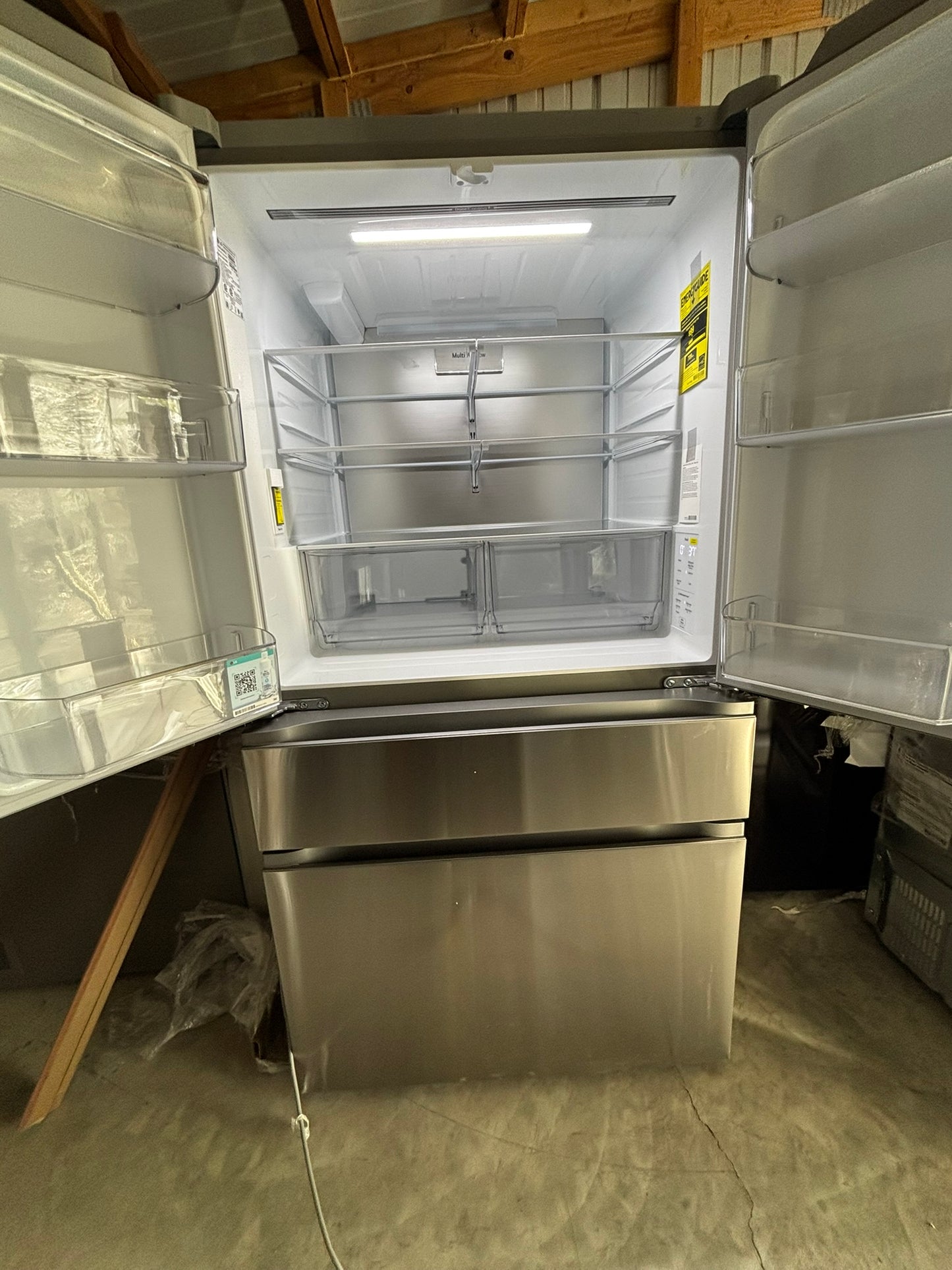 30 cu. ft. Smart Standard-Depth MAX™ 4-Door French Door Refrigerator with Full-Convert Drawer™ - Scratch & Dent WCA111 - LG LF30S8210S