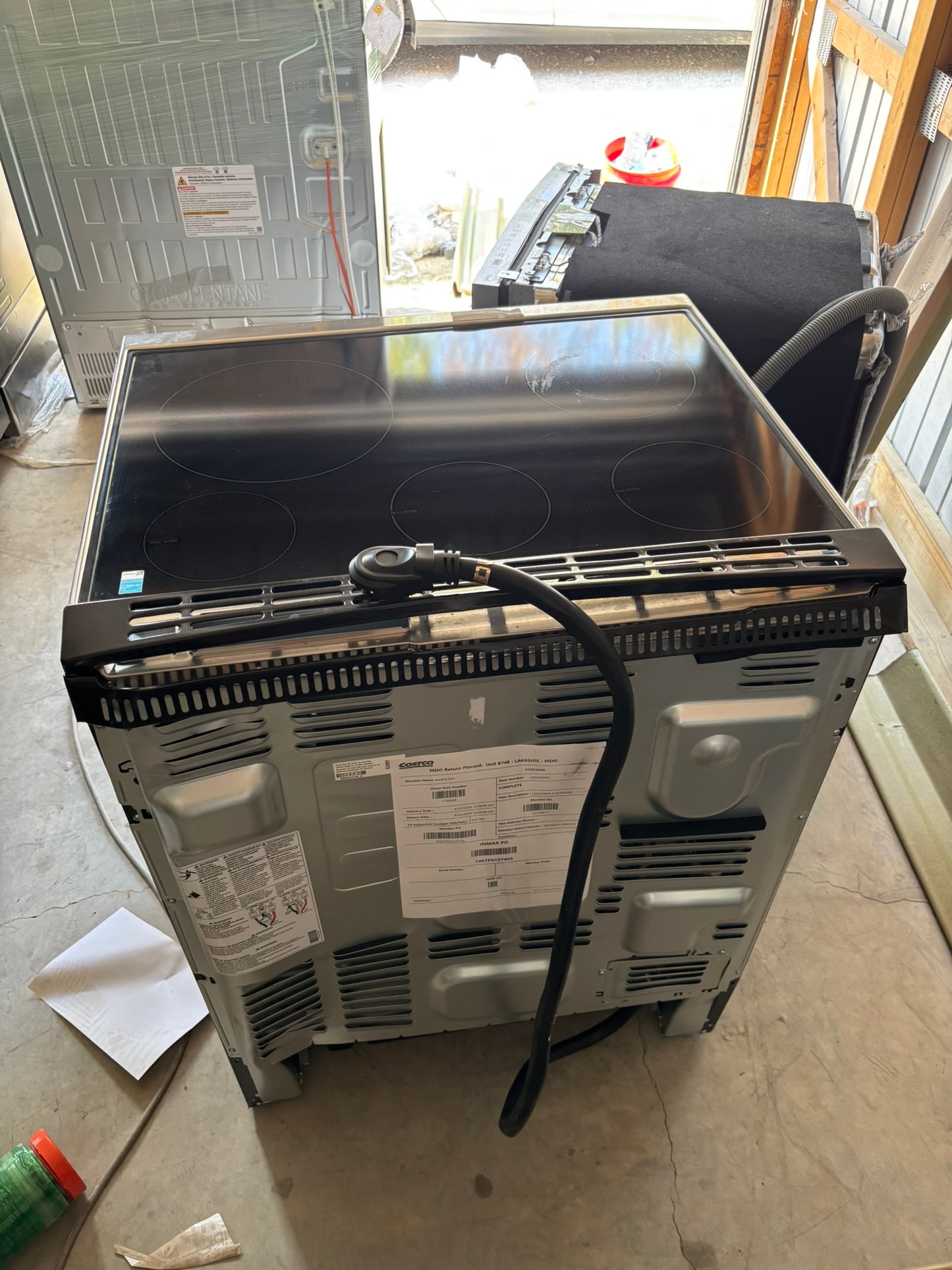 LG Induction Slide-In Range- WCA127- LSIL6336FE E