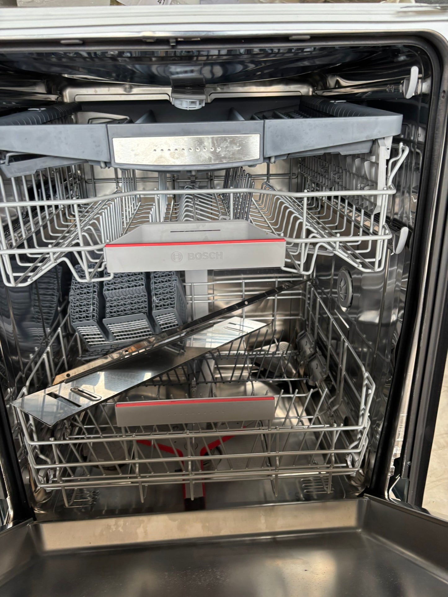 Bosch 800 Series Top Control Towel Bar Handle Dishwasher, Stainless Steel Tub, CrystalDry Technology, Ultra Quiet 42 dBa Scratch & Dent WCA233 - SHX78CC5UC