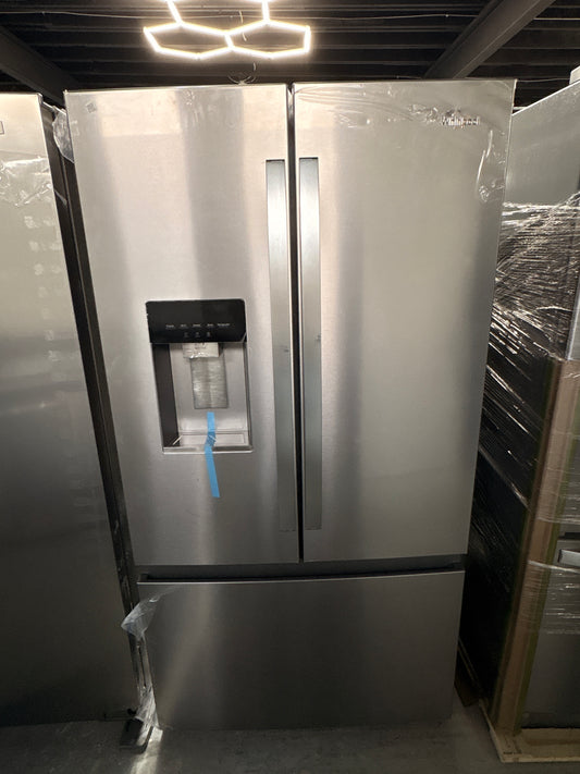 Whirlpool - 23 Cu. Ft. French Door Counter-Depth Refrigerator with In-Door Water and Ice - Fingerprint-Resistant Stainless Finish