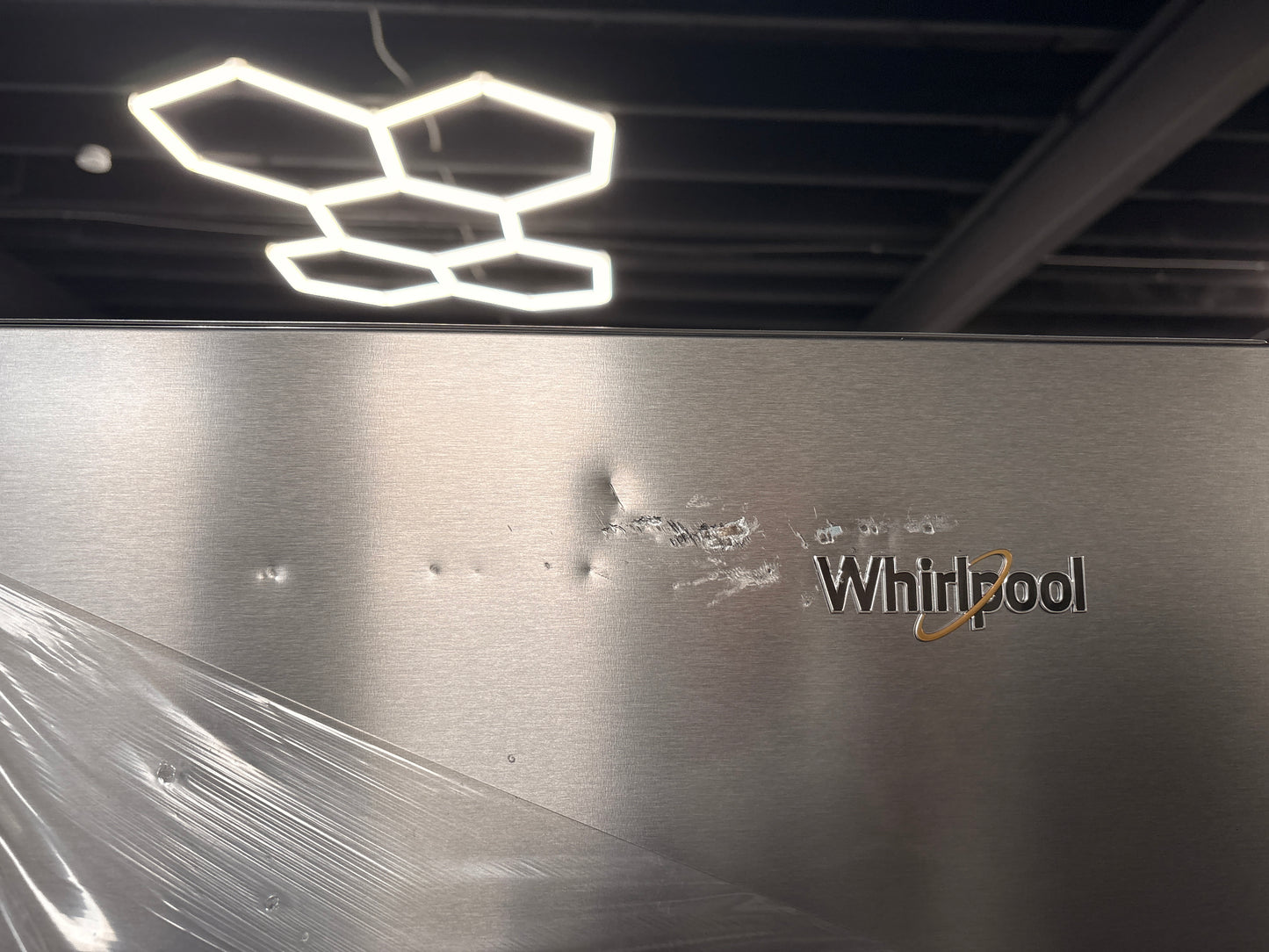 Whirlpool - 23 Cu. Ft. French Door Counter-Depth Refrigerator with In-Door Water and Ice - Fingerprint-Resistant Stainless Finish