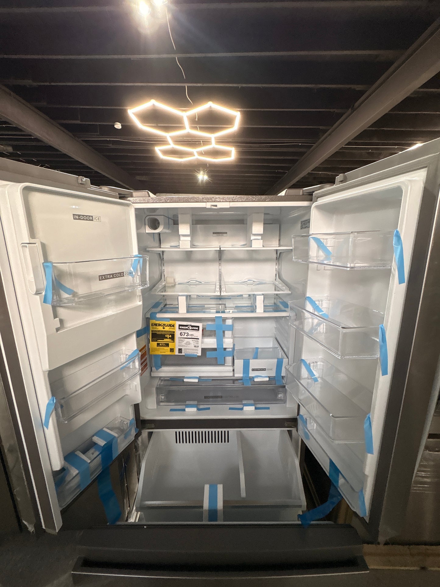 Whirlpool - 23 Cu. Ft. French Door Counter-Depth Refrigerator with In-Door Water and Ice - Fingerprint-Resistant Stainless Finish