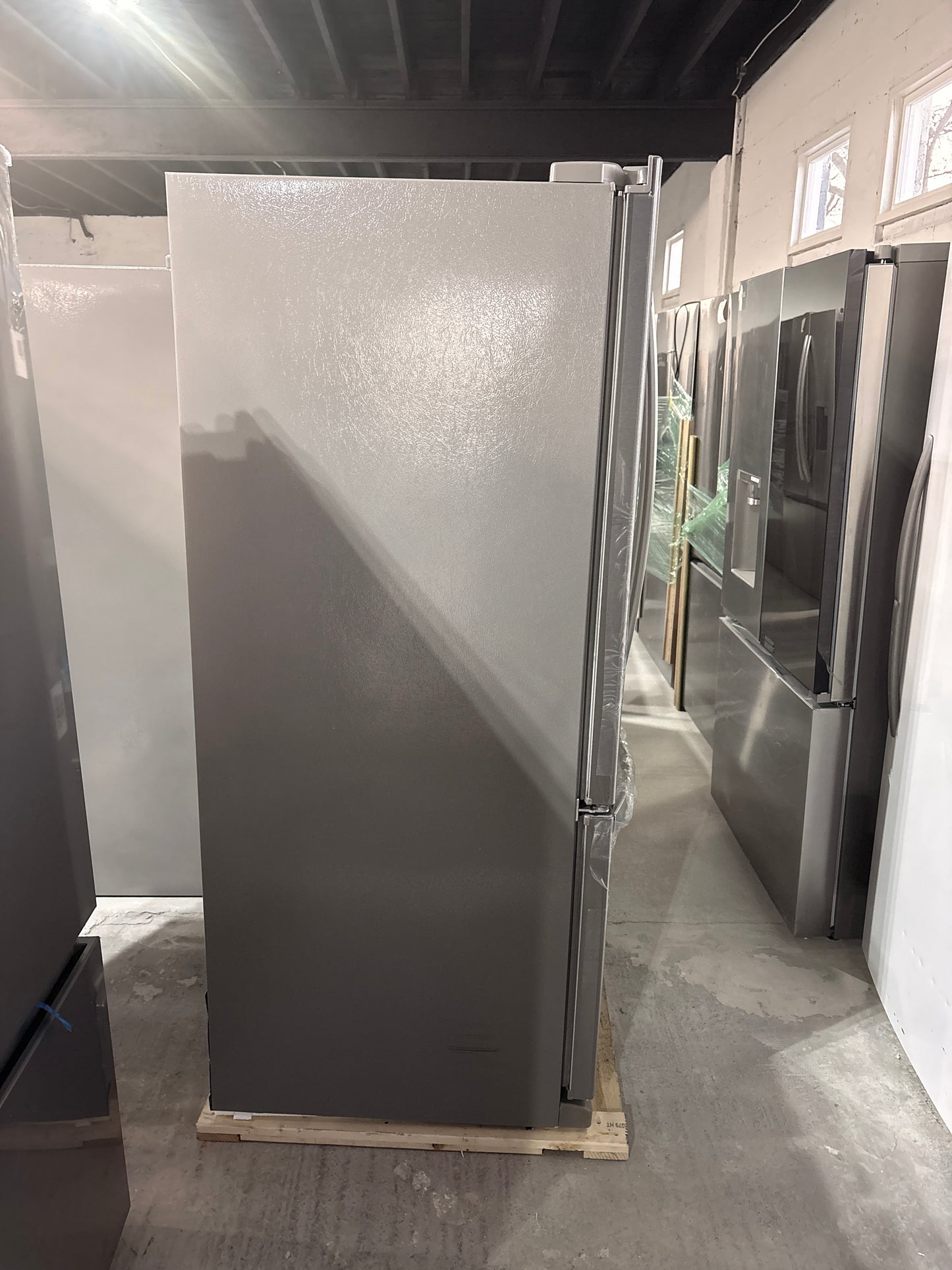 Whirlpool - 33 in. 22 cu. ft. Standard Depth French Door Refrigerator in Fingerprint Resistant Stainless Steel