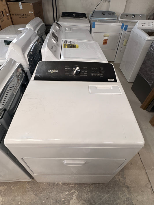 Whirlpool - 7 cu. ft. White Top Load Electric Moisture Sensing Dryer