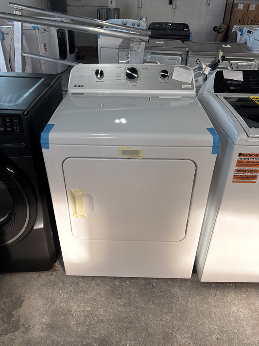 Maytag - 7.0 Cu. Ft. Electric Dryer with Wrinkle Prevent - White