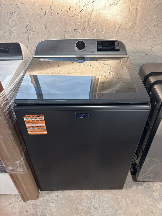 Maytag 5.3 Cu. Ft. Top Load Impeller Washer with Extra Power and Smart Appliance