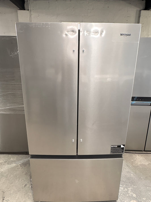 Whirlpool - 30.53-cu ft French Door Refrigerator with Ice Maker (Fingerprint Resistant Stainless Finish)