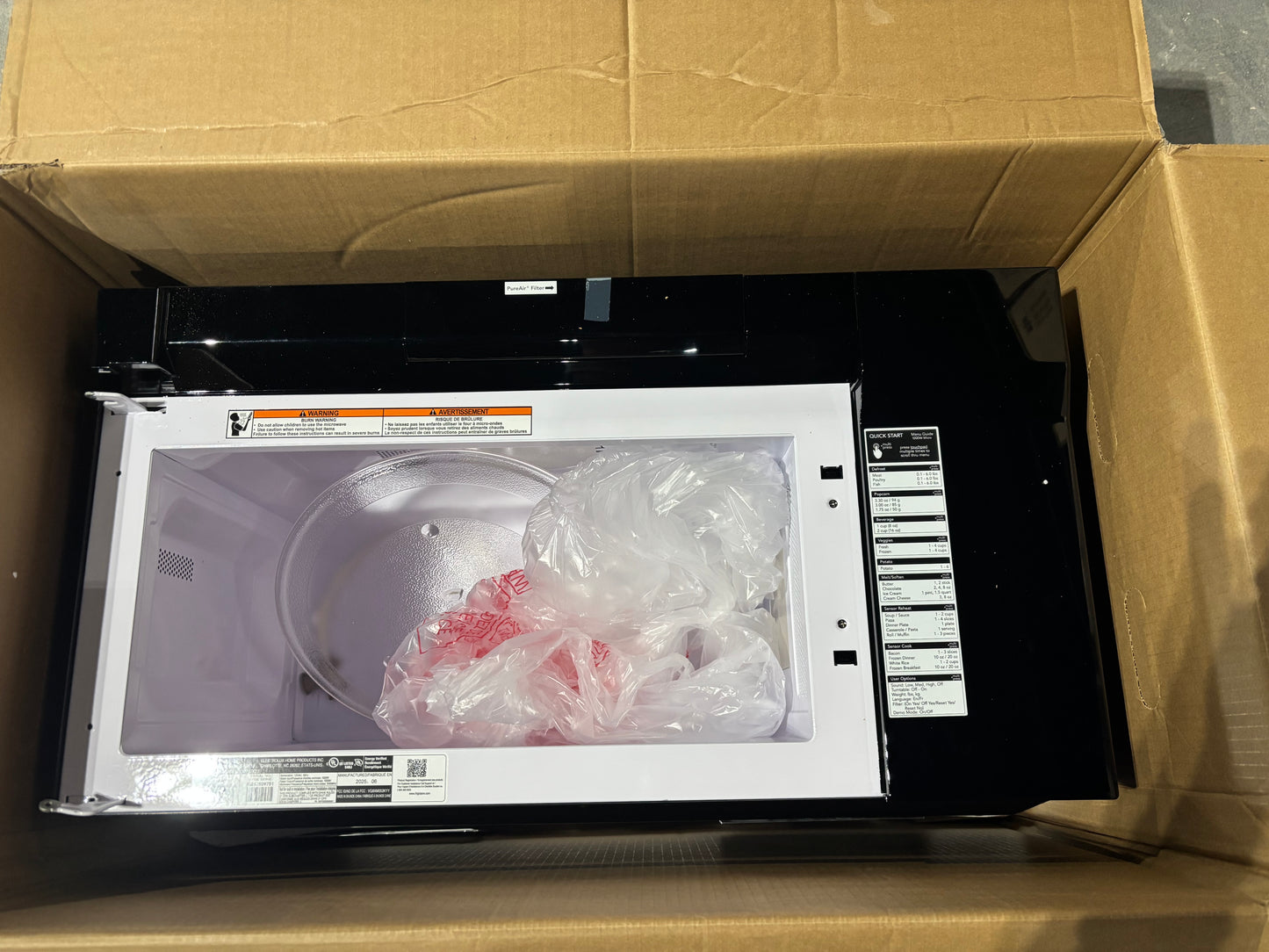 Frigidaire Gallery 1.9 cu. ft. Over-The-Range Microwave with Sensor Cook - Scratch & Dent WCA211 - GMOS1964AF