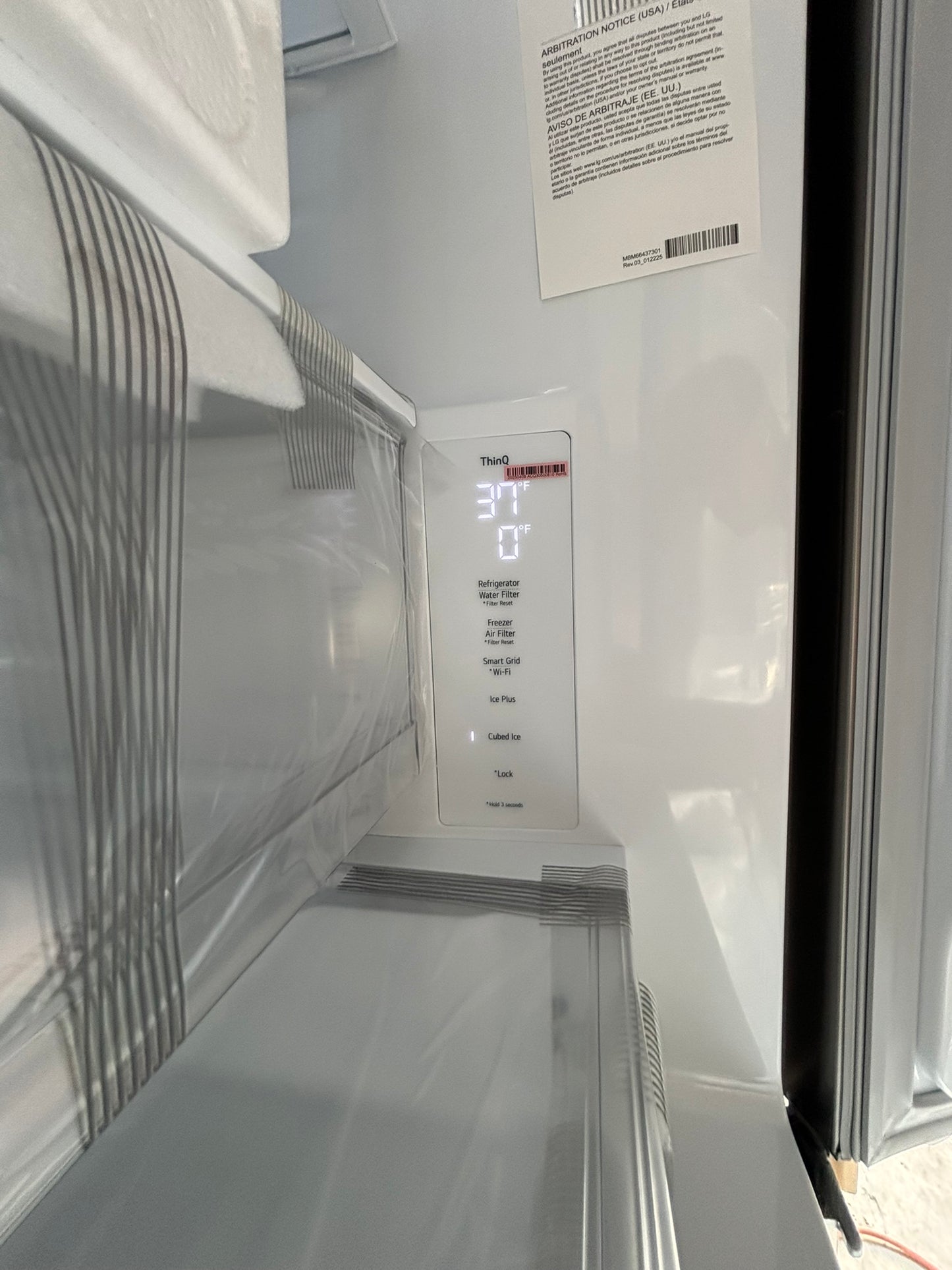27 cu. ft. Smart Counter-Depth MAX™ French Door Refrigerator - Scratch & Dent WCA106 - LG LRFLC2716S