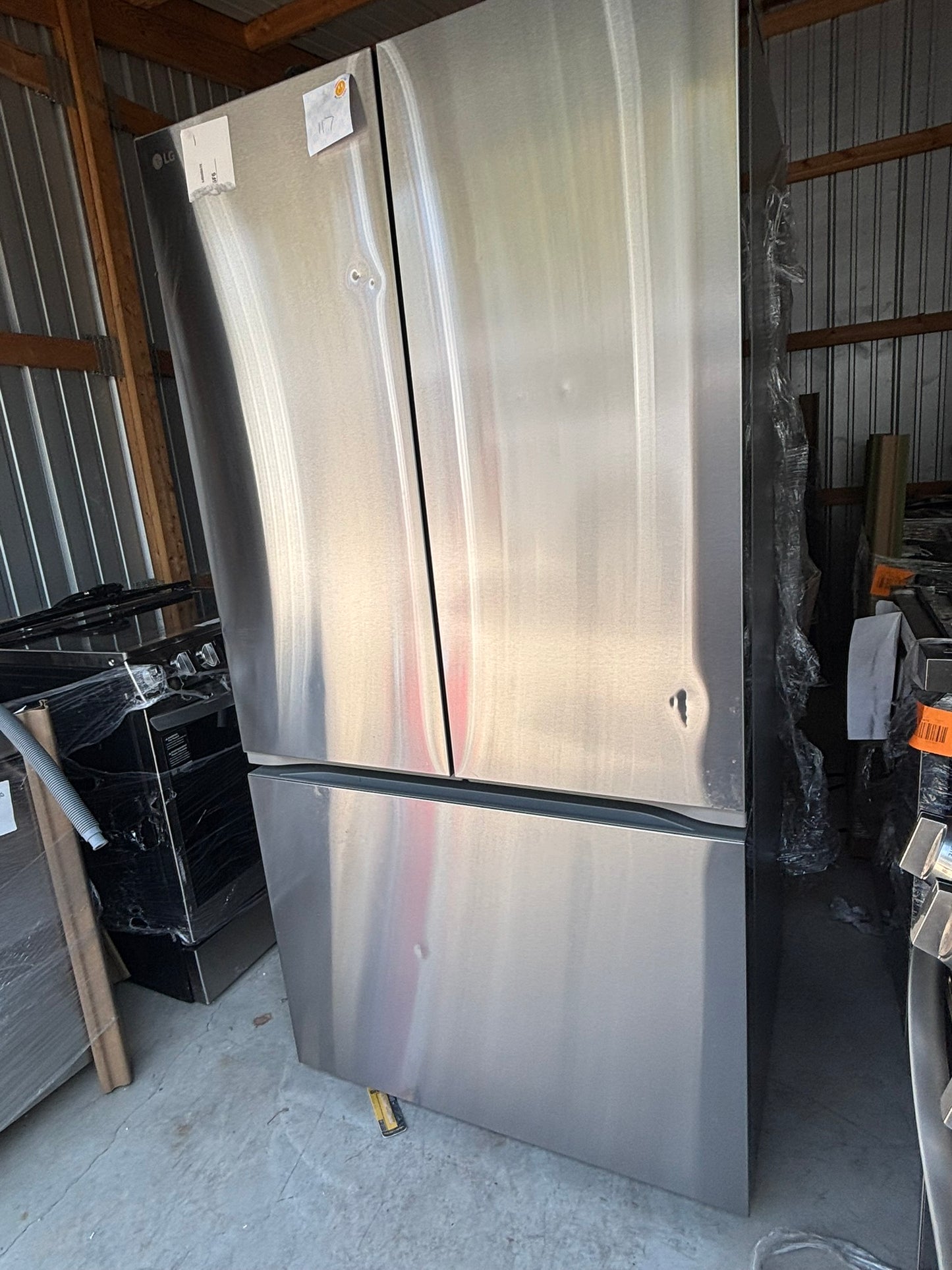 27 cu. ft. Smart Counter-Depth MAX™ French Door Refrigerator - Scratch & Dent WCA117 - LG LRFLC2716S