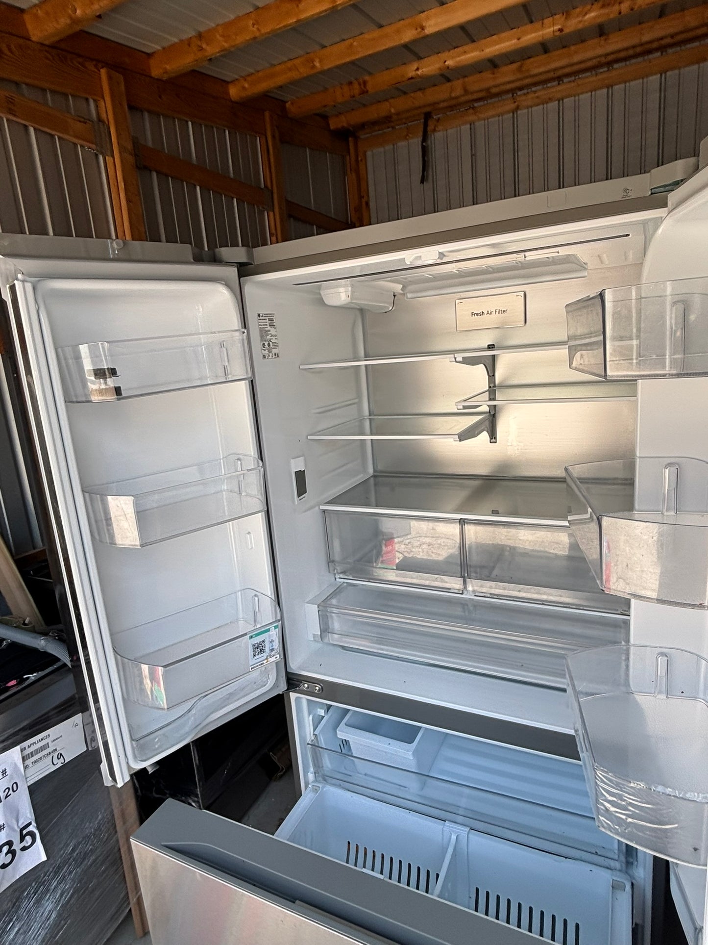 27 cu. ft. Smart Counter-Depth MAX™ French Door Refrigerator - Scratch & Dent WCA117 - LG LRFLC2716S