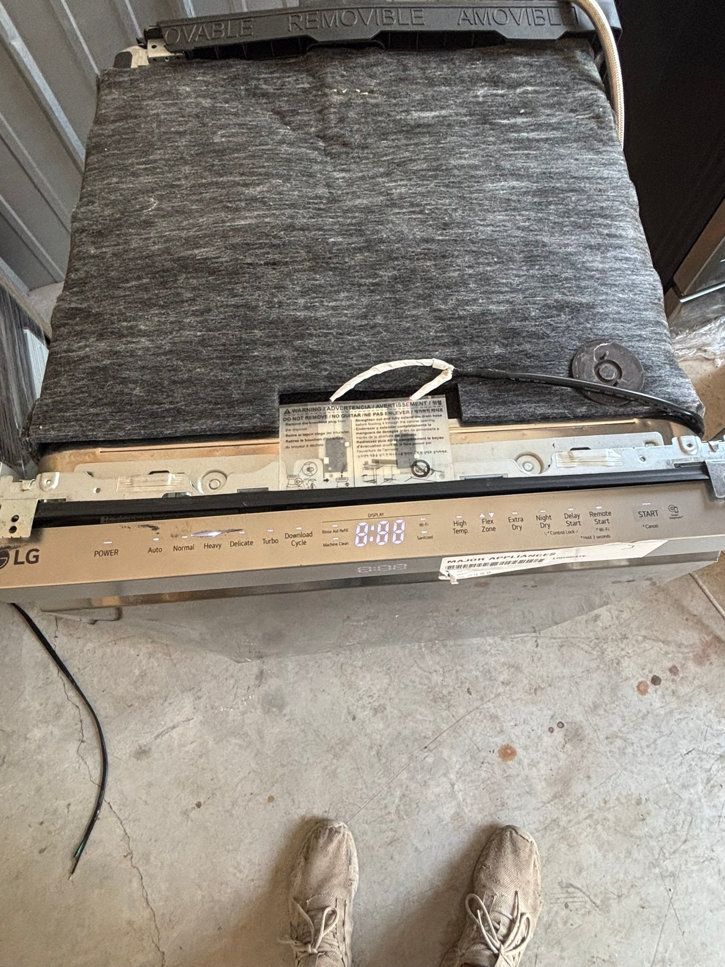 Top Control Wi-Fi Enabled Dishwasher with QuadWash™ Pro - Scratch & Dent WCA118 - LG LDPM6762S