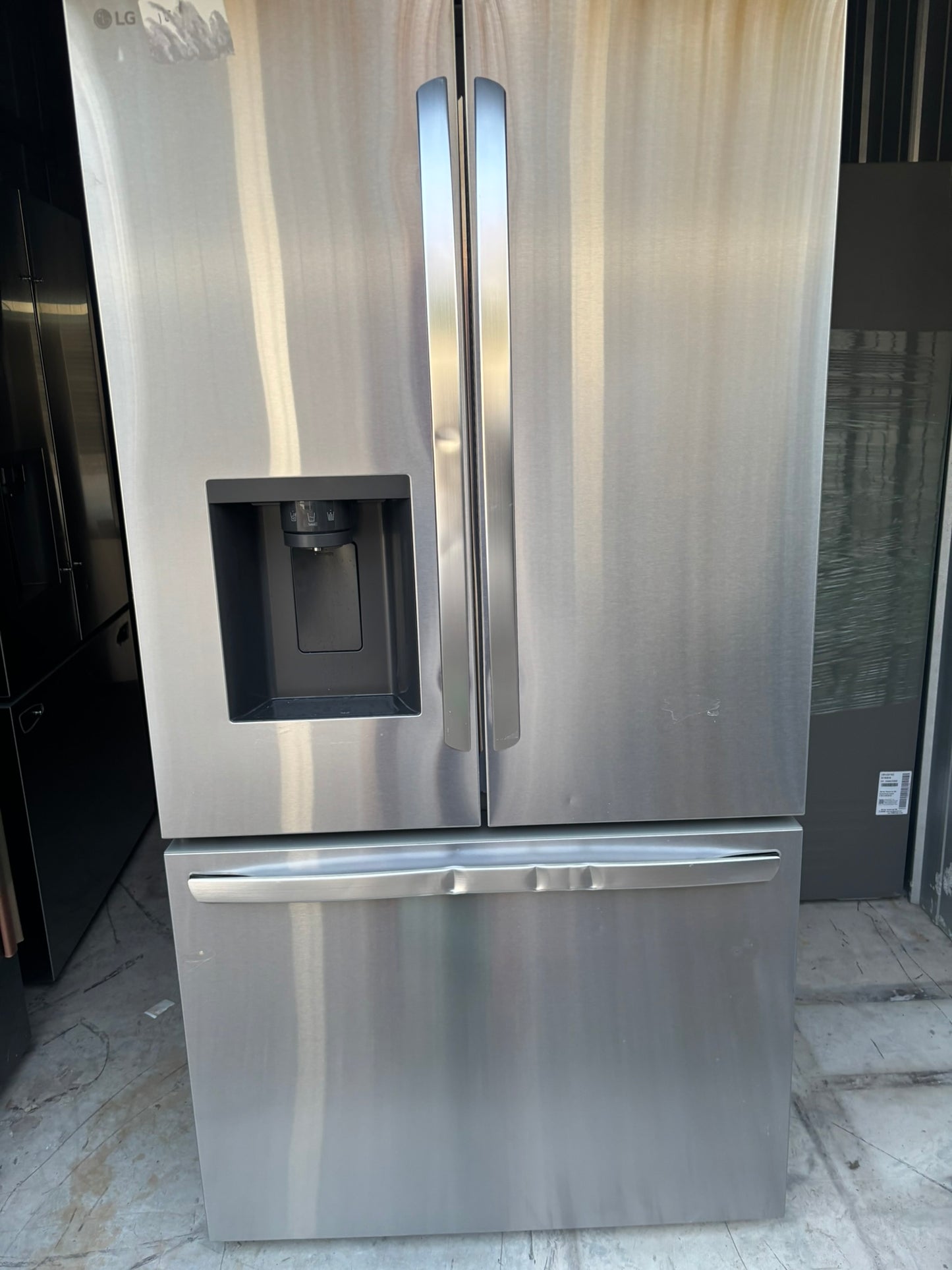 26 cu. ft. Smart Counter-Depth MAX™ French Door Refrigerator - Scratch & Dent WCA132 - LG LCFC26XSS