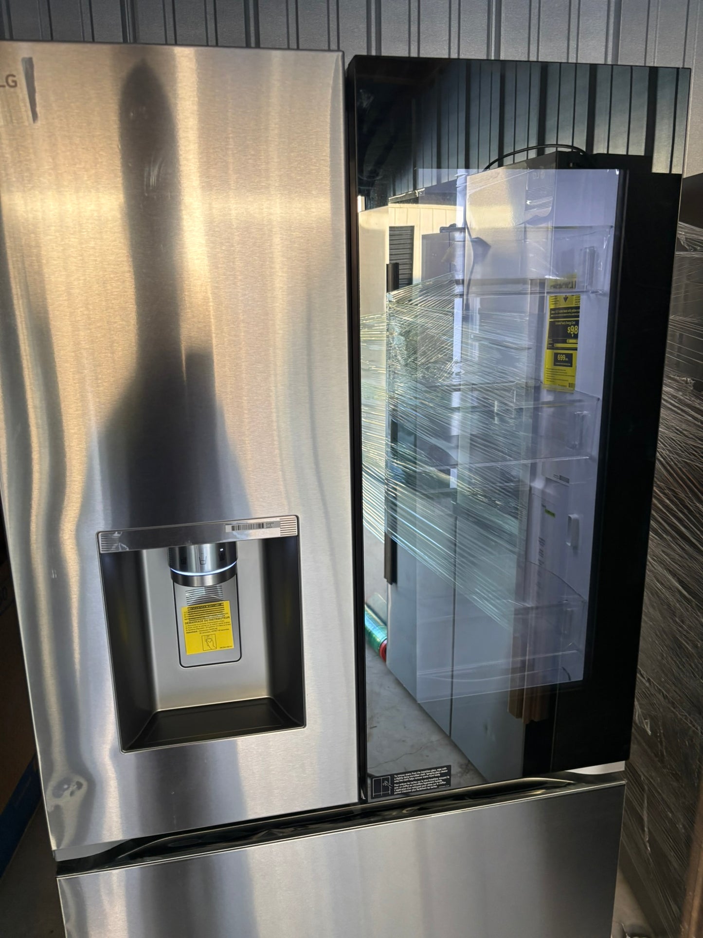 26 cu. ft. Smart Counter-Depth MAX™ French Door Refrigerator with Four Types of Ice - Scratch & Dent WCA136- LG LRYXC2606S