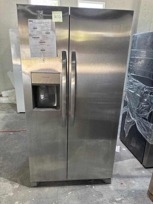 Frigidaire 26 Cu. Ft. 36" Standard-Depth Side-by-Side Refrigerator Scratch & Dent WCA202 - FRSS2623AS