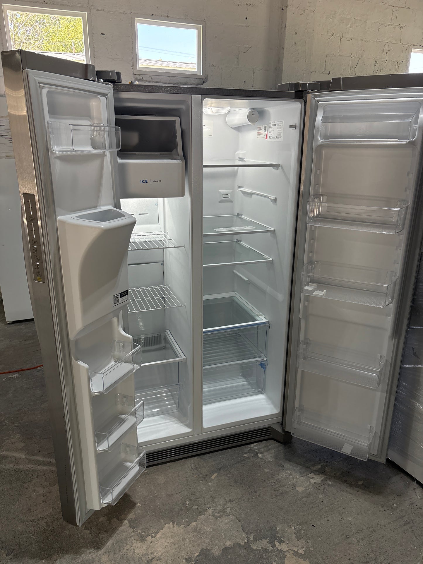 Frigidaire 26 Cu. Ft. 36" Standard-Depth Side-by-Side Refrigerator Scratch & Dent WCA202 - FRSS2623AS