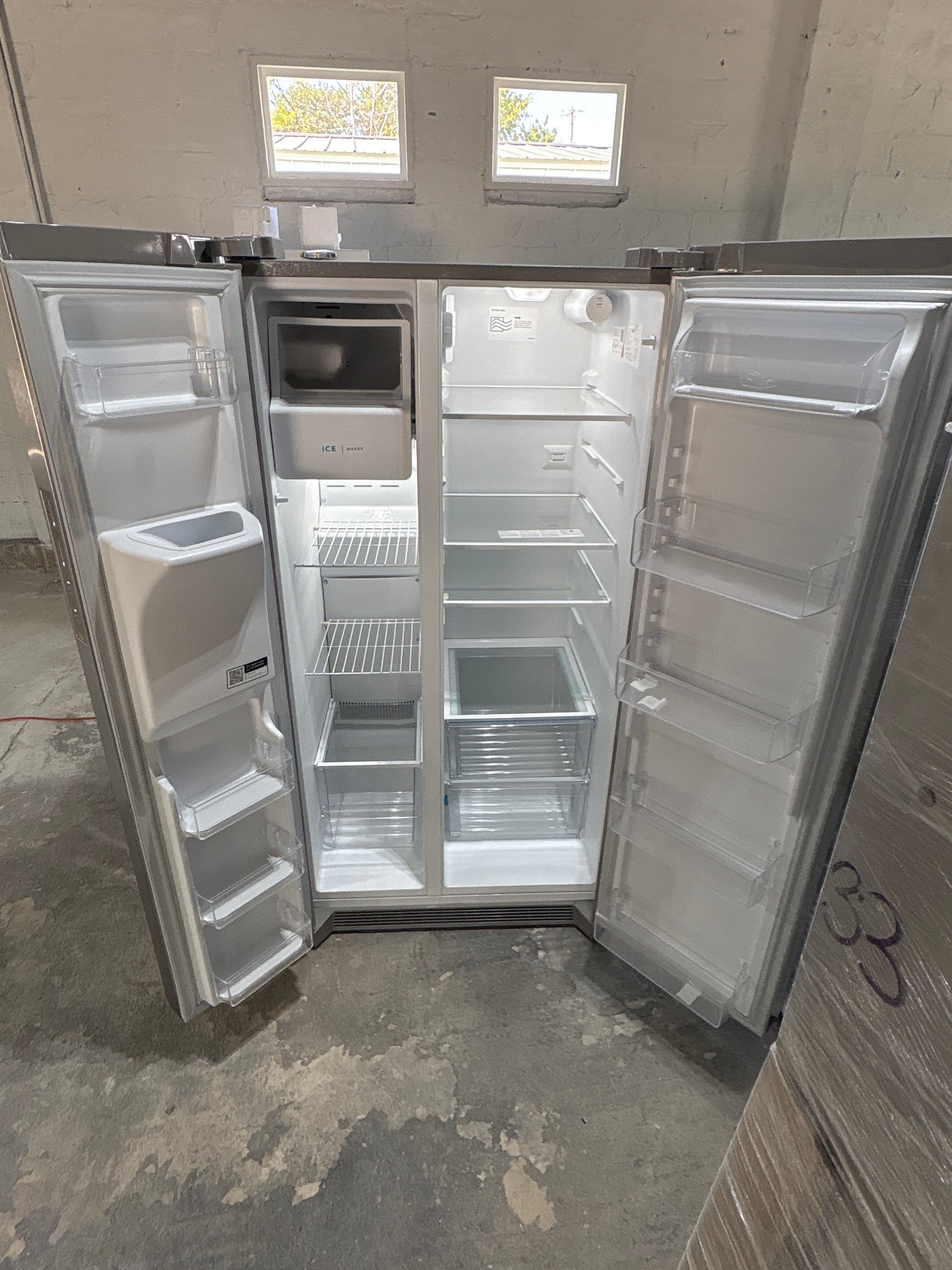 Frigidaire 26 Cu. Ft. 36" Standard-Depth Side-by-Side Refrigerator Scratch & Dent WCA202 - FRSS2623AS