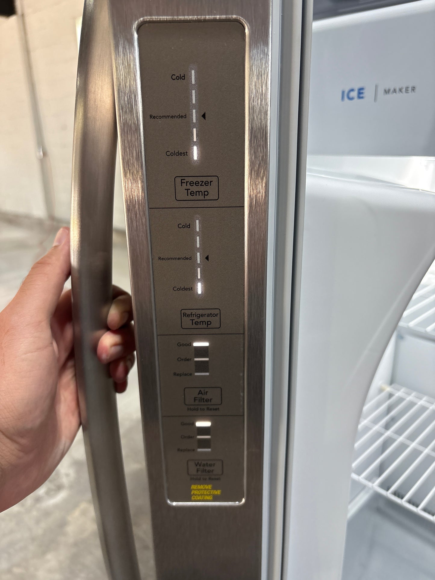 Frigidaire 26 Cu. Ft. 36" Standard-Depth Side-by-Side Refrigerator Scratch & Dent WCA202 - FRSS2623AS