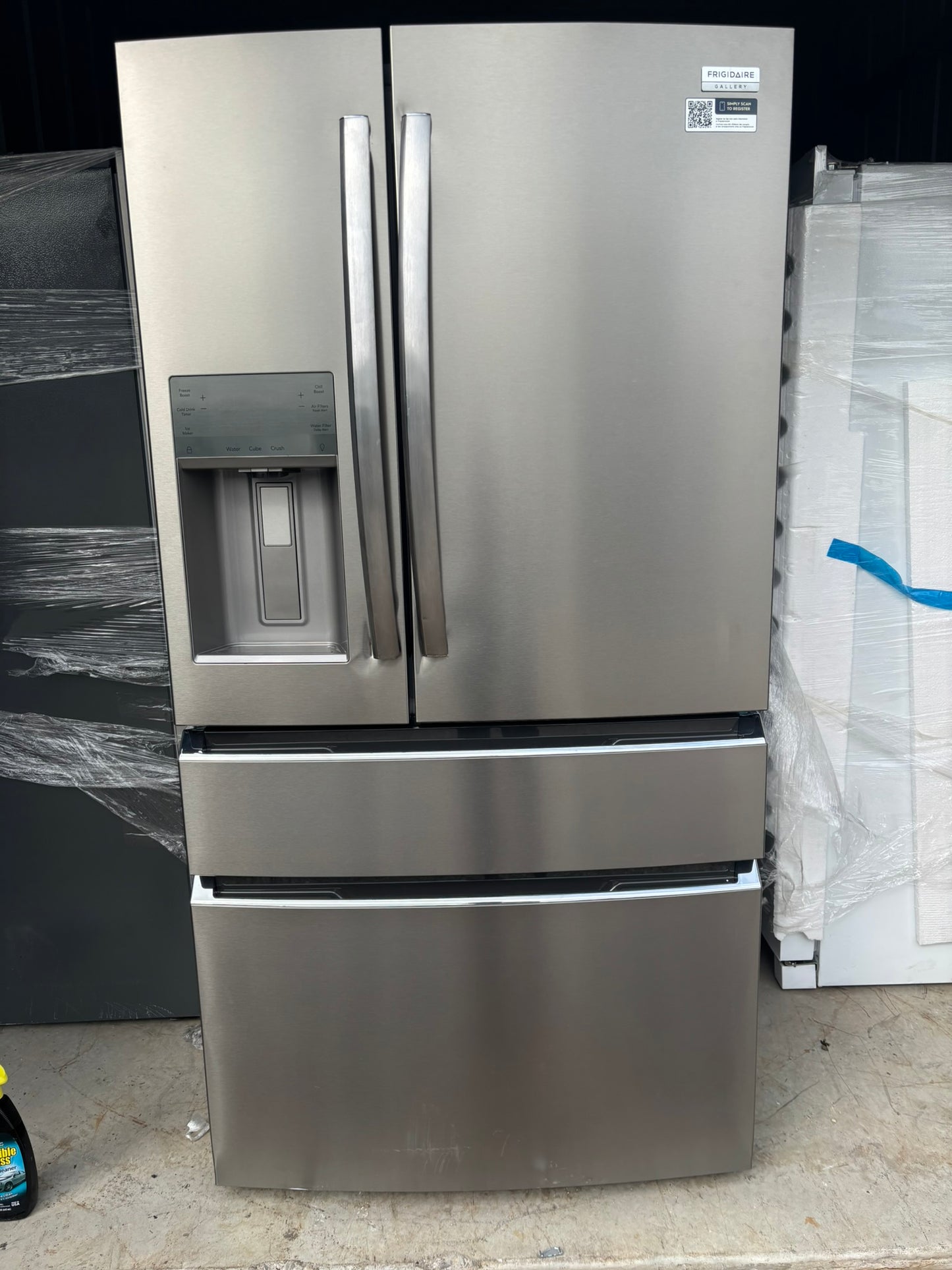 Frigidaire Gallery 21.5 cu. ft. Counter-Depth 4-Door French Door Refrigerator - Scratch & Dent WCA239- GRMC2273CF