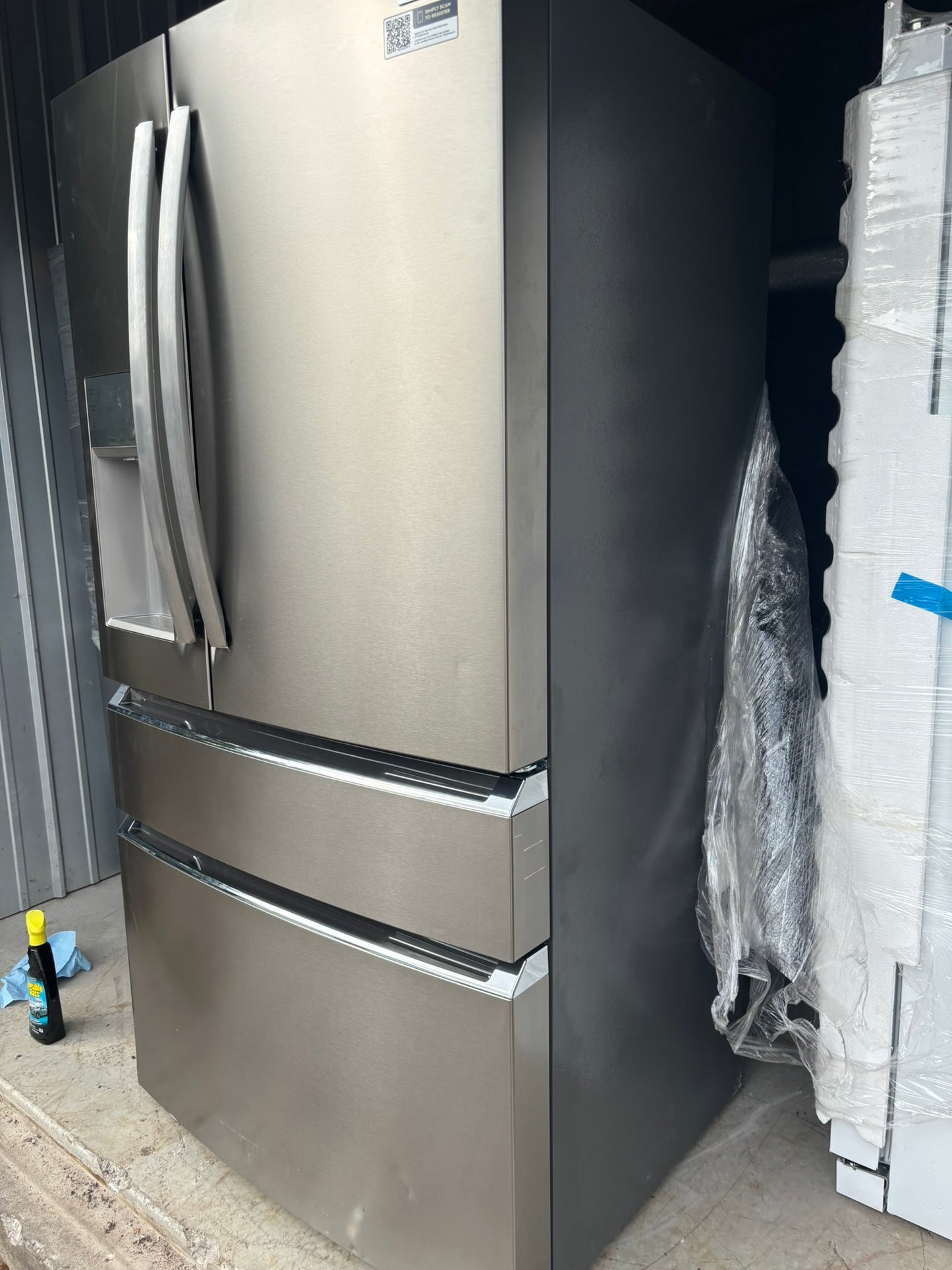 Frigidaire Gallery 21.5 cu. ft. Counter-Depth 4-Door French Door Refrigerator - Scratch & Dent WCA239- GRMC2273CF