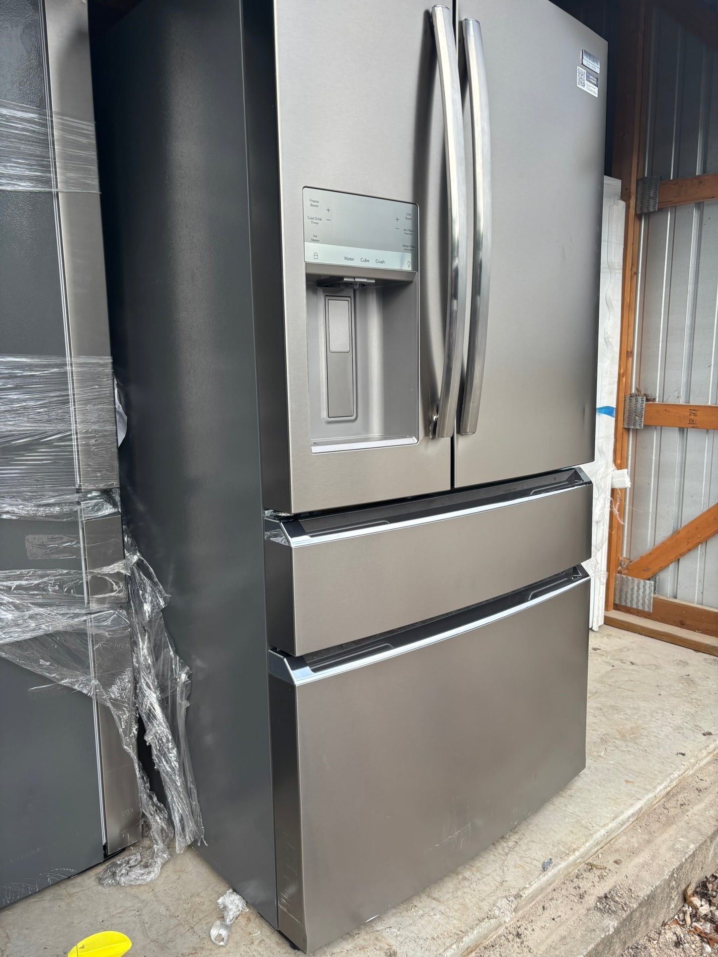 Frigidaire Gallery 21.5 cu. ft. Counter-Depth 4-Door French Door Refrigerator - Scratch & Dent WCA239- GRMC2273CF