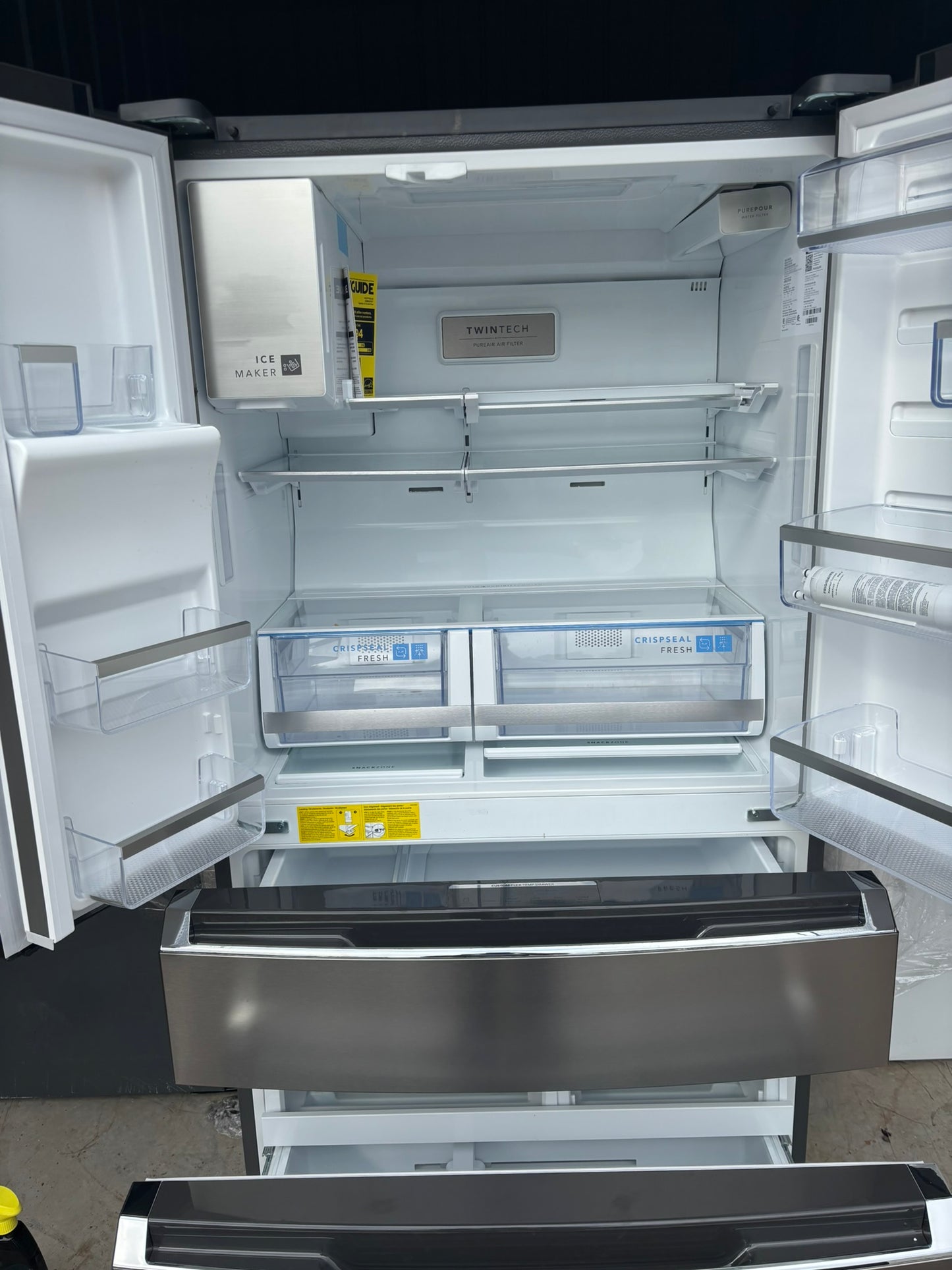 Frigidaire Gallery 21.5 cu. ft. Counter-Depth 4-Door French Door Refrigerator - Scratch & Dent WCA239- GRMC2273CF