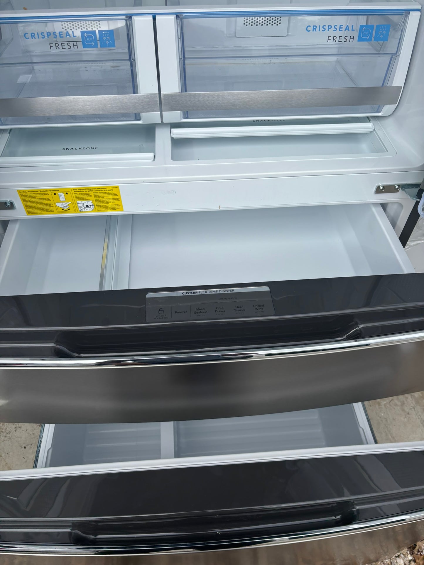 Frigidaire Gallery 21.5 cu. ft. Counter-Depth 4-Door French Door Refrigerator - Scratch & Dent WCA239- GRMC2273CF