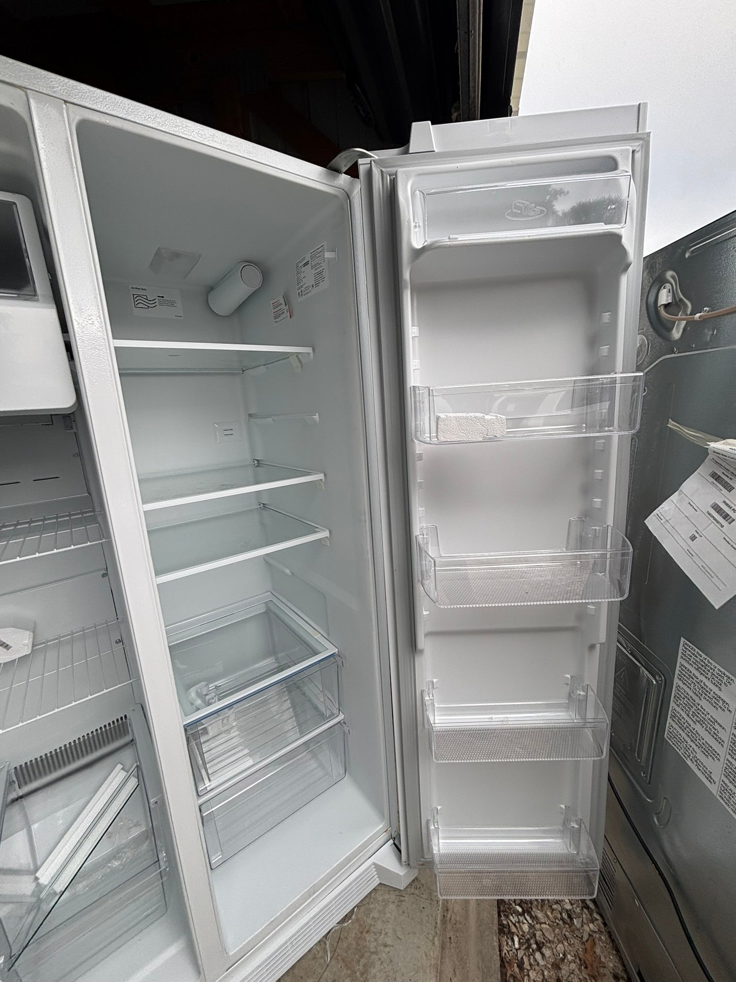 Frigidaire 26 Cu. Ft. 36" Standard-Depth Side-by-Side Refrigerator Scratch & Dent WCA240 - FRSS2623AW