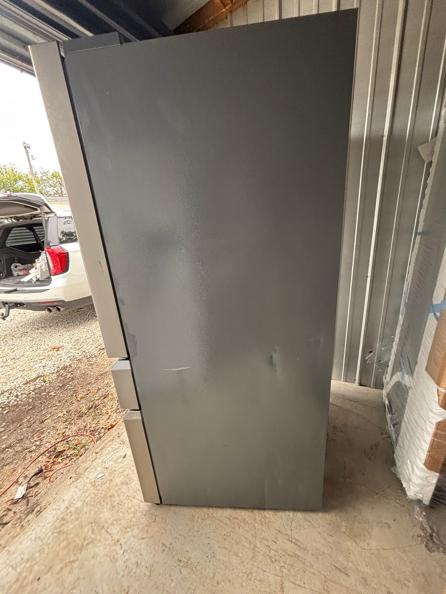 Frigidaire Gallery 26.3 cu. ft. Standard-Depth 4-Door French Door Refrigerator - Scratch & Dent WCA41 - GRMS2773AF