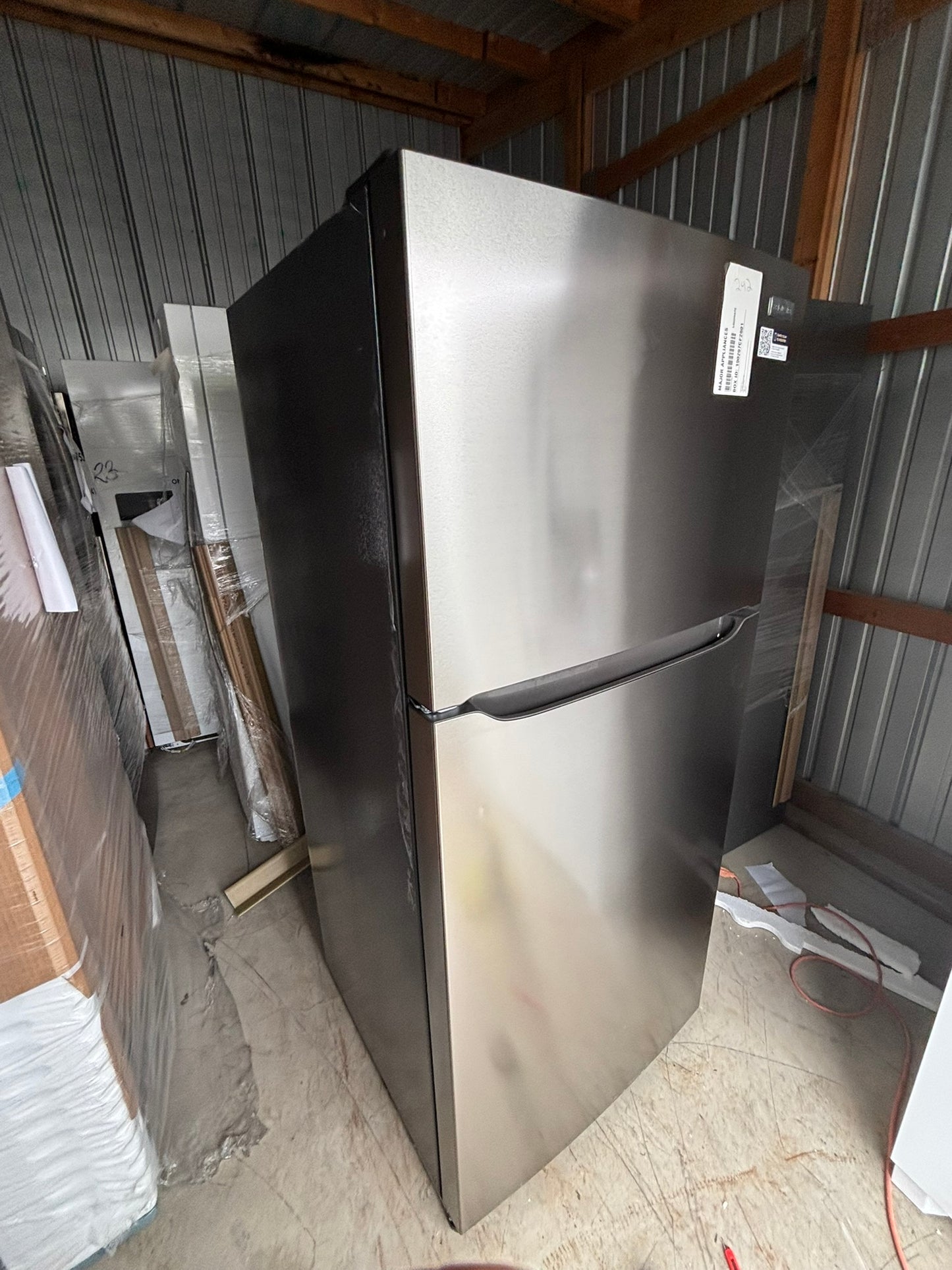 Frigidaire 18 Cu. Ft. Garage Ready Top Freezer Refrigerator Scratch & Dent WCA242 - FRTE1835AV