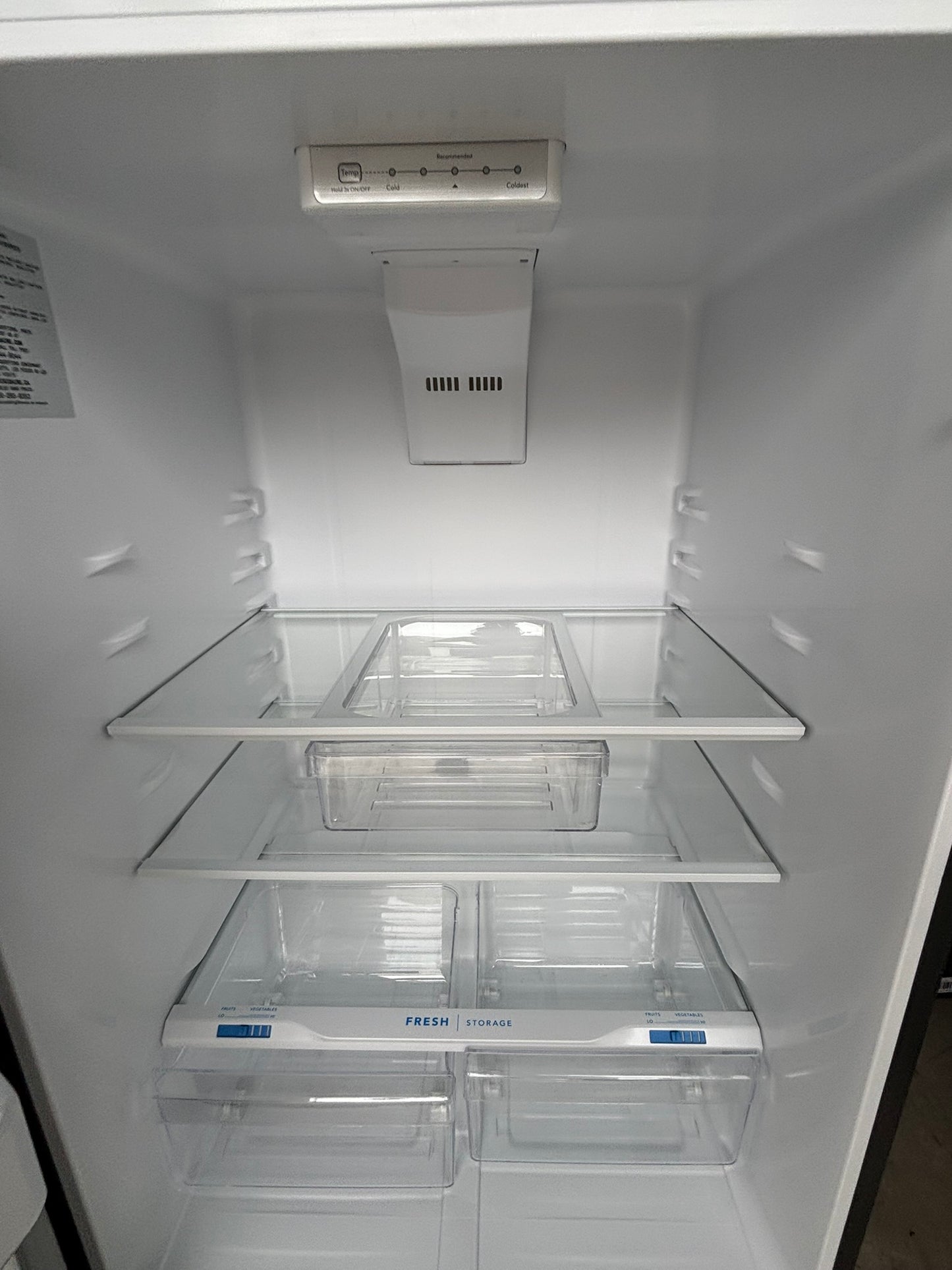 Frigidaire 18 Cu. Ft. Garage Ready Top Freezer Refrigerator Scratch & Dent WCA242 - FRTE1835AV