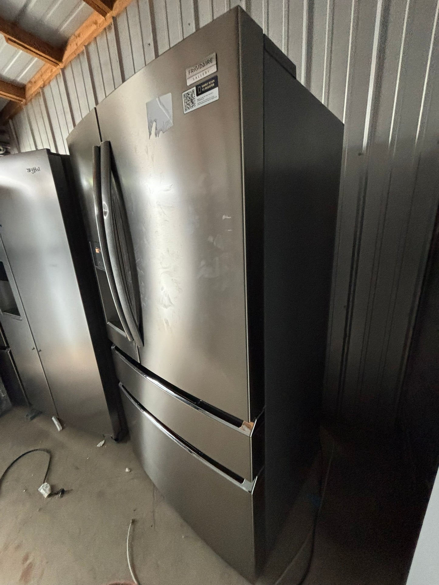 Frigidaire Gallery 21.5 cu. ft. Counter-Depth 4-Door French Door Refrigerator - Scratch & Dent WCA248- GRMC2273CF