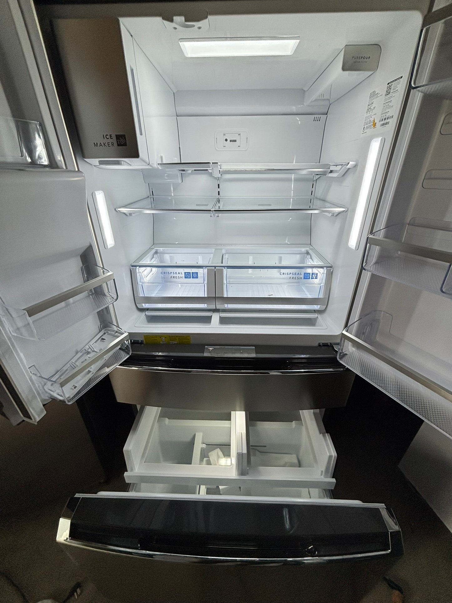 Frigidaire Gallery 21.5 cu. ft. Counter-Depth 4-Door French Door Refrigerator - Scratch & Dent WCA248- GRMC2273CF