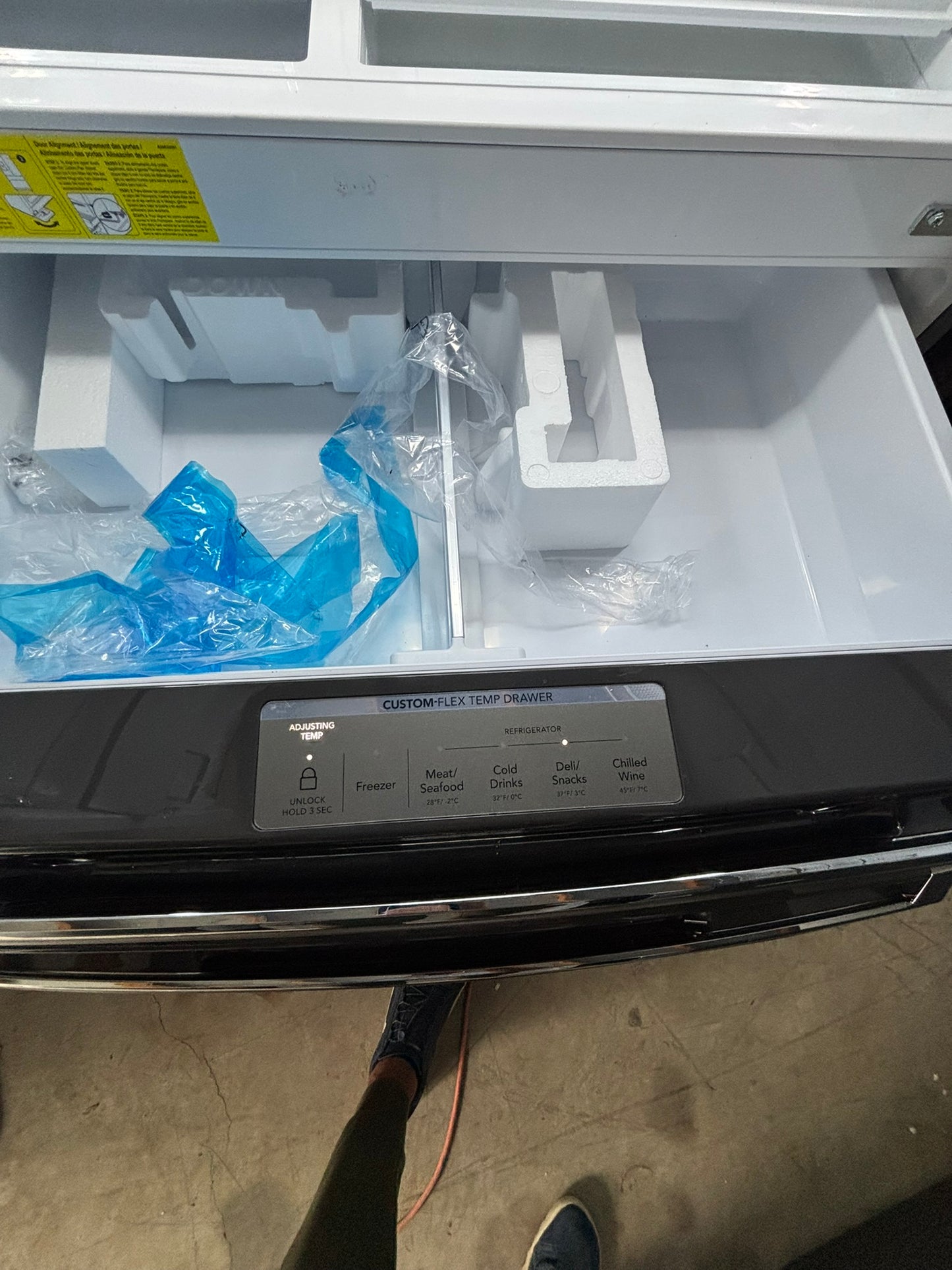 Frigidaire Gallery 21.5 cu. ft. Counter-Depth 4-Door French Door Refrigerator - Scratch & Dent WCA248- GRMC2273CF