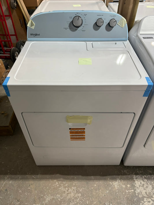 Whirlpool - 7 Cu. Ft. Gas Dryer with AutoDry Drying System - White