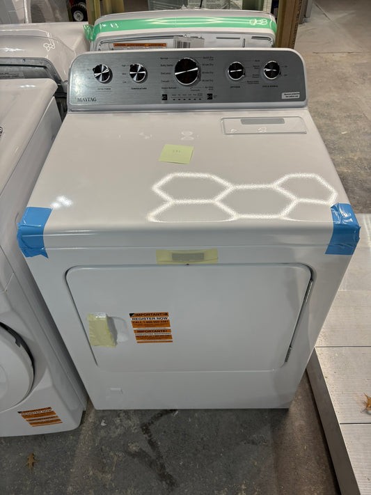 Maytag - 7.0 Cu. Ft. Gas Dryer with Steam Enhanced Cycles - White