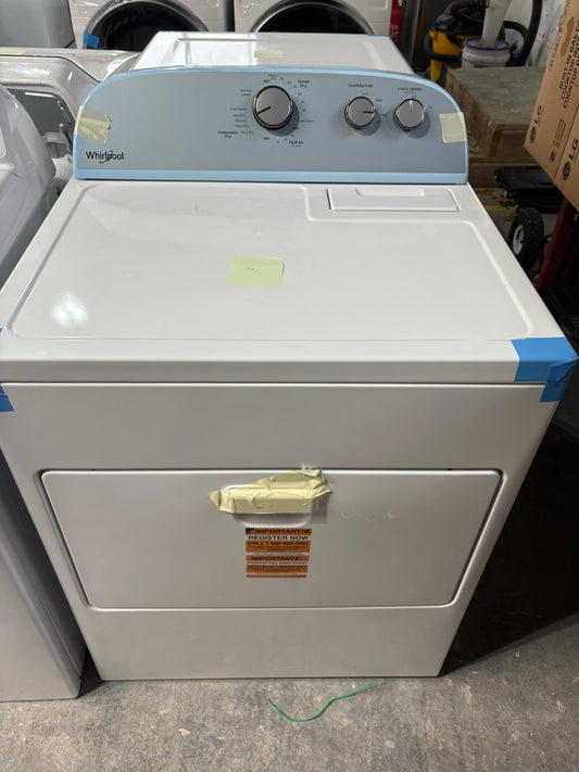 Whirlpool - 7 Cu. Ft. Electric Dryer with AutoDry Drying System - White