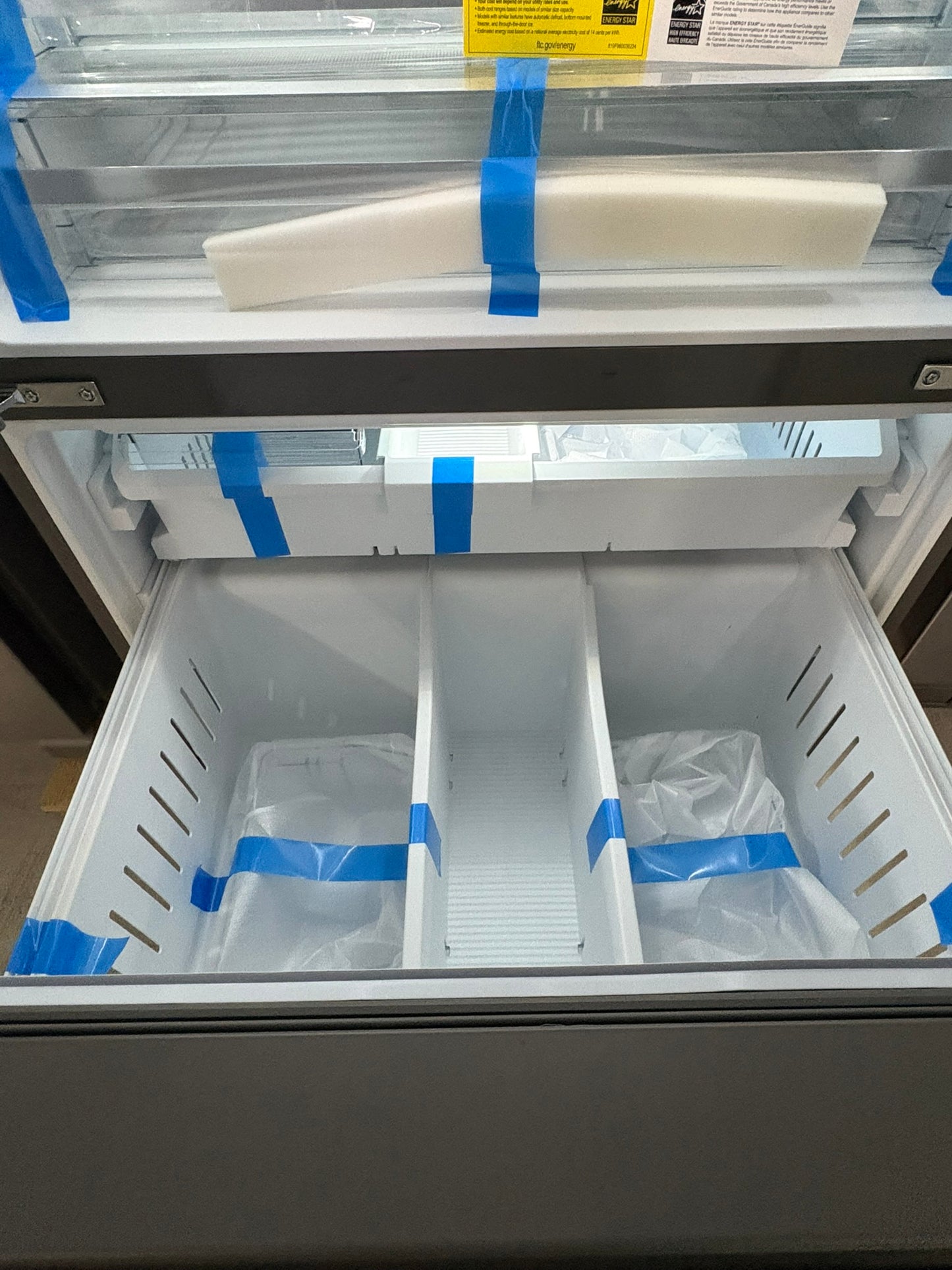 Whirlpool - 36 in. 30 cu. ft. French Door Refrigerator in Fingerprint Resistant Stainless Finish with Dual Ice Makers